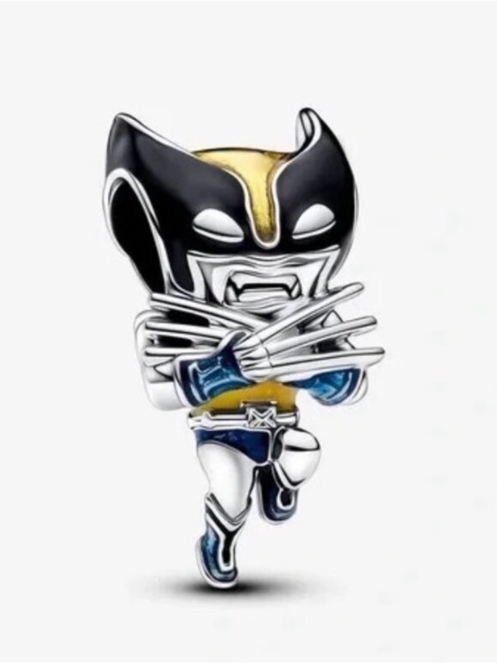Pandora Marvel Wolverine Charm – X-Men Sterling Silver & Enamel